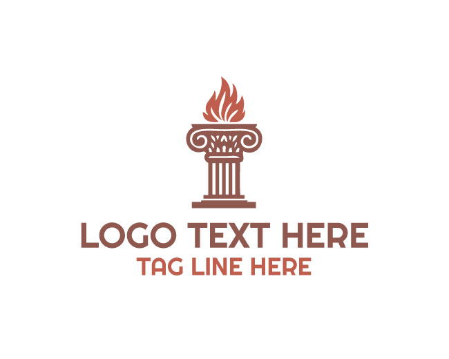 Pillar Torch Library Logo