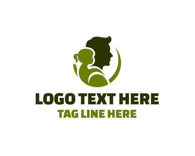 Father Daughter Smile Logo