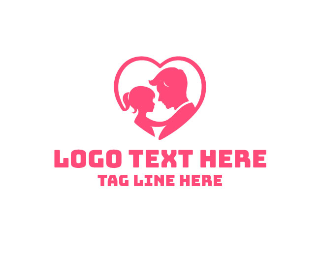 Father Daughter Love Logo