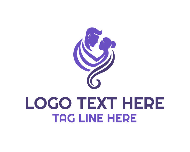 Father Daughter Family Bond Logo
