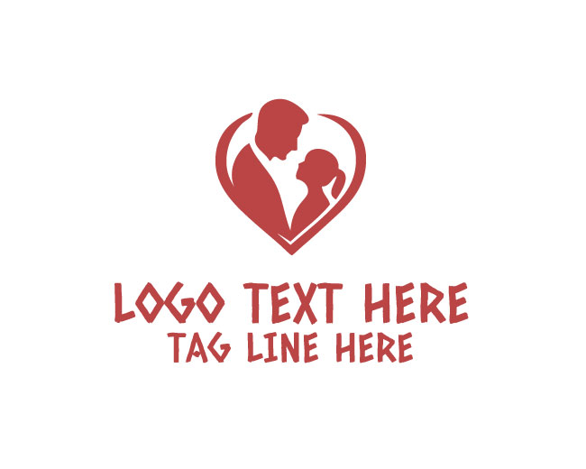 Father Daughter Family Together Logo