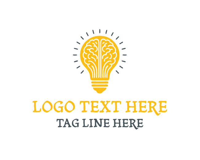Brain Bulb Logo
