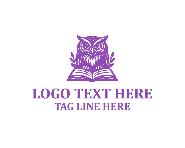 Educated Owl Knowledge Brand Logo