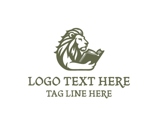 Lion Book Scholar Logo
