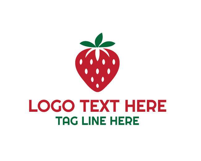 Ripe Strawberry Logo