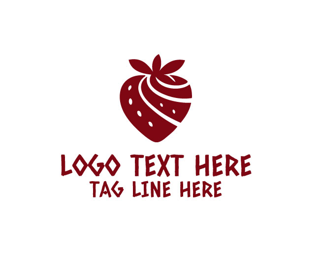 Red Strawberry Logo