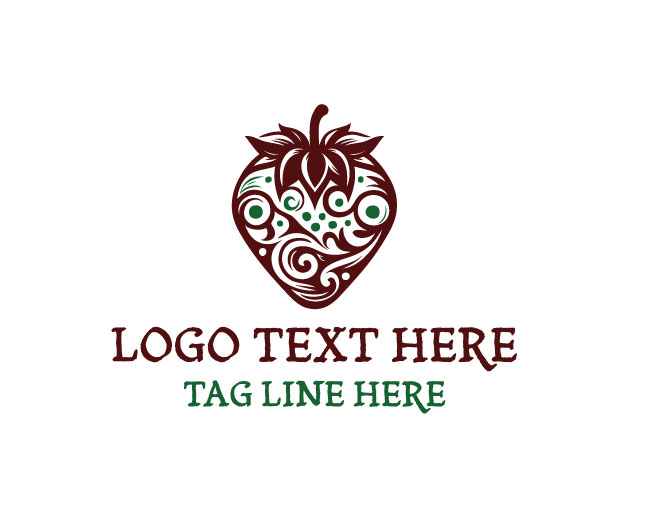 Strawberry Fresh Food Logo