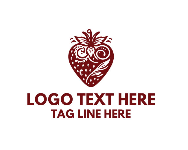 Strawberry Market Logo