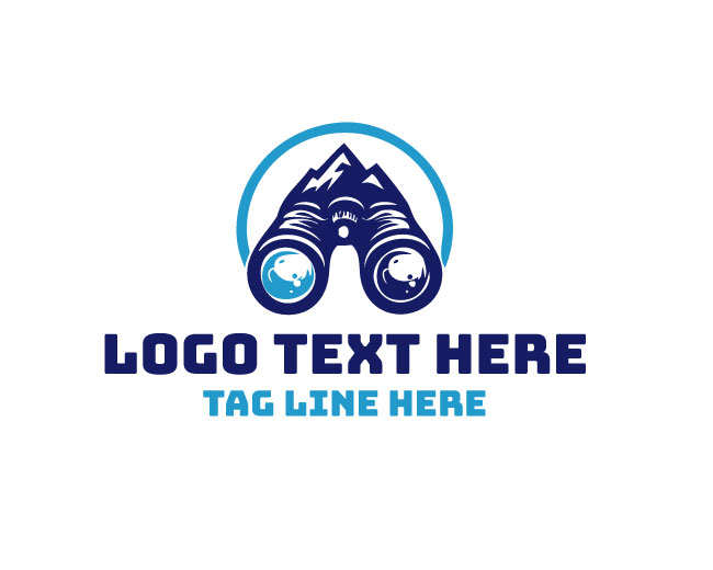 Binoculars Outdoor Logo