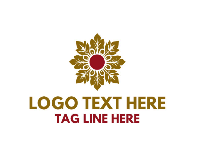Nature Leaf Sun Eco Life Logo