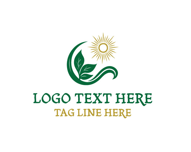 Nature Leaf Sun Fresh Nature Logo