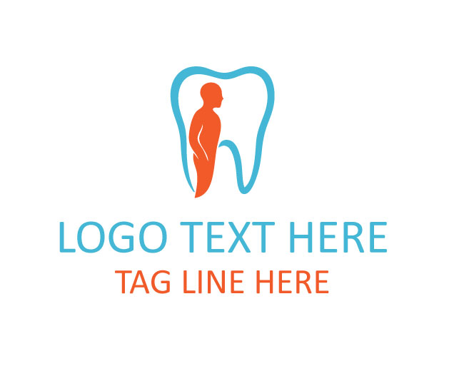 Human Figure Dental Logo