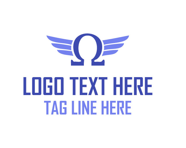 Omega Wings Luxury Logo