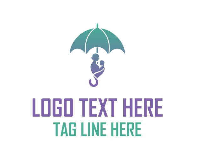 Umbrella Shelter Protection Logo