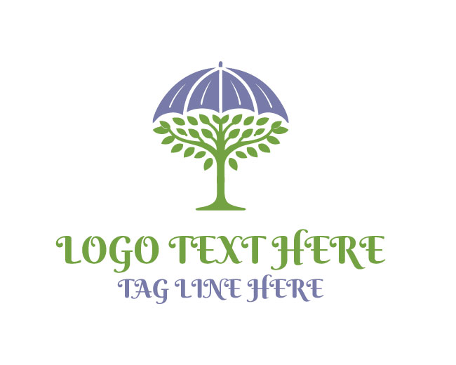 Umbrella Shelter tree Logo