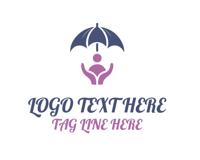 Umbrella Shelter Family Logo