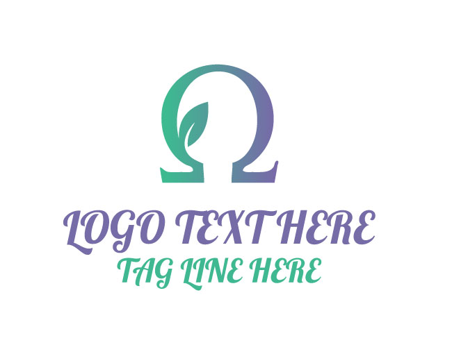 Omega Leaf Eco Growth Logo