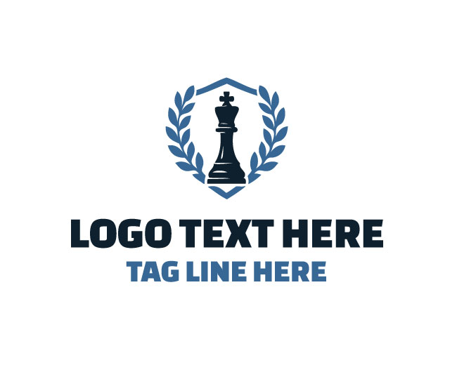 Botanical King Chess Logo