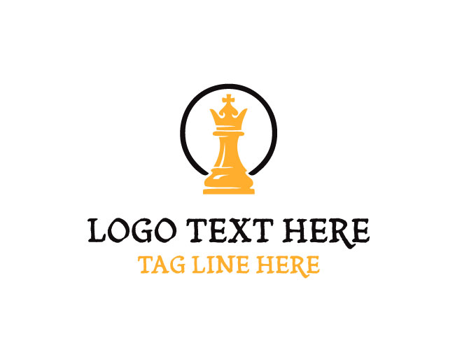 Grandmaster King Chess Logo
