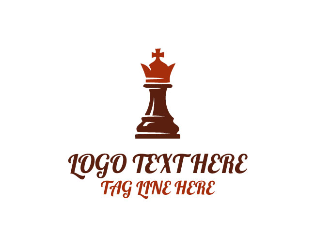 Victory Chess Crown Logo