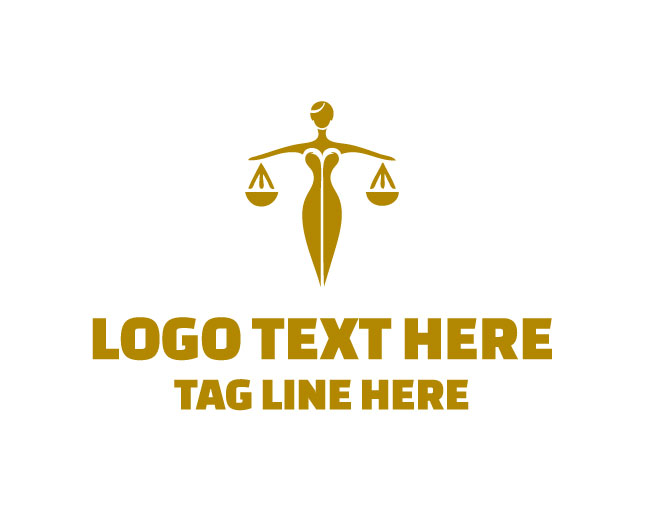 Lady Justice Scale Logo