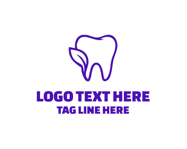 Leaf Dental Natural Smile Care Logo