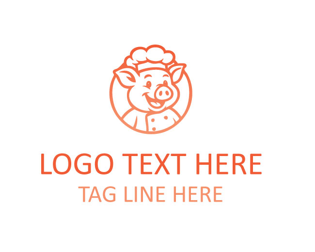Happy Pig Chef Logo
