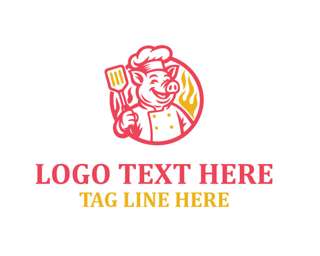  Little Chef Pig Logo