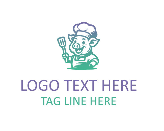 Sunny Pig Chef Logo