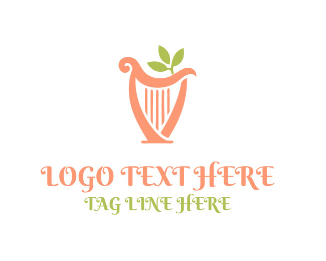 Royal Floral Harp Logo