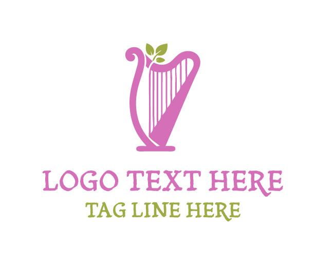 Luxury Harp Bloom Logo