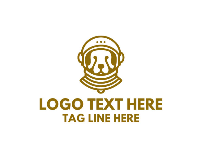 Space Dog Astro Hero Logo