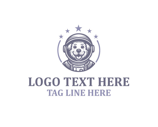Space Dog Star Voyager Logo