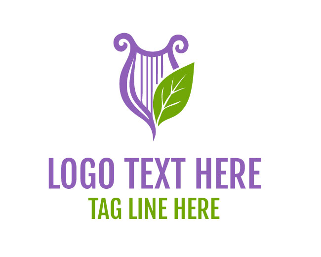 Floral Melody Leaf Logo