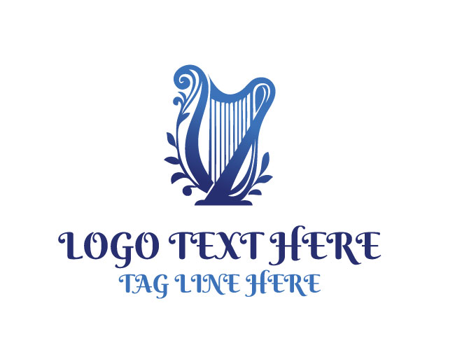 Graceful Melody Harp Logo