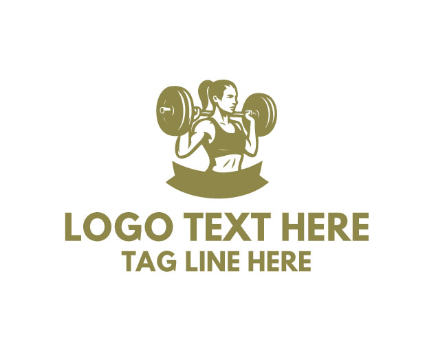 Lady Muscle Gym Logo