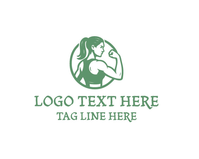 Lady Gym Workout Logo