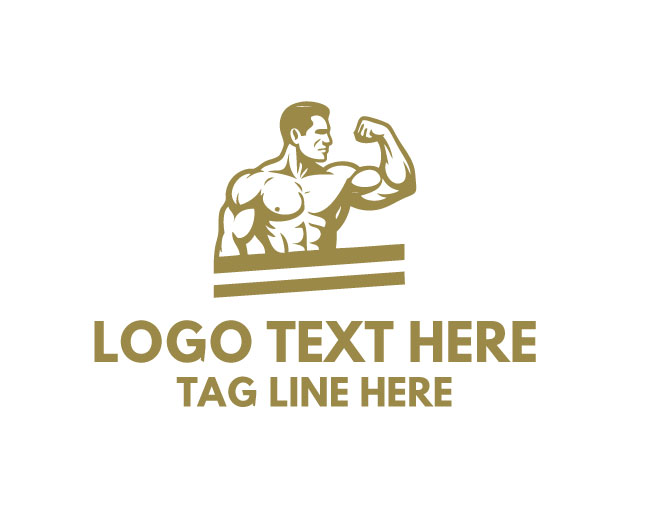 Fitness Golden Logo