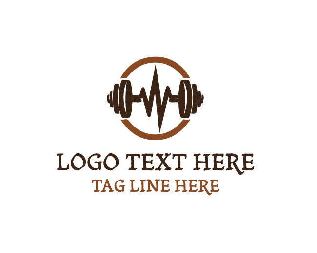 Fitness Heart Beat Logo