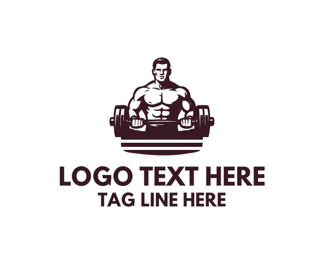 Gym Bodybuilder Logo