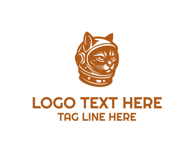 Futuristic Cat Logo