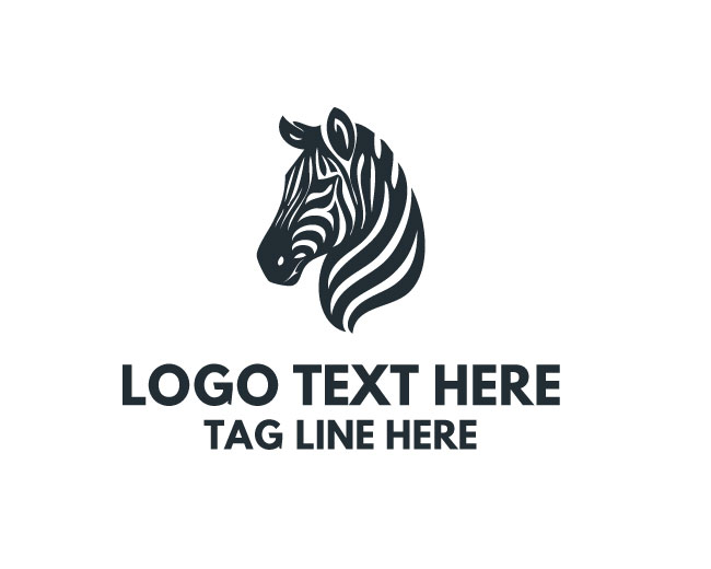 Zebra Wildlife Logo