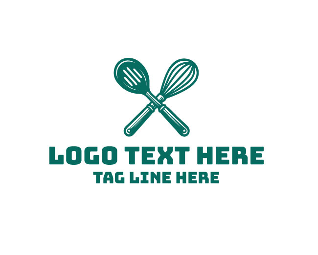Chef Fork Spoon Logo