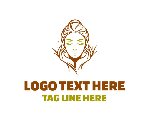 Face Massage Elegant Beauty Logo