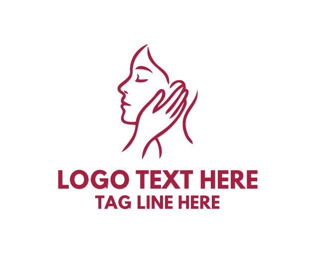 Face Massage Luxury Spa Logo