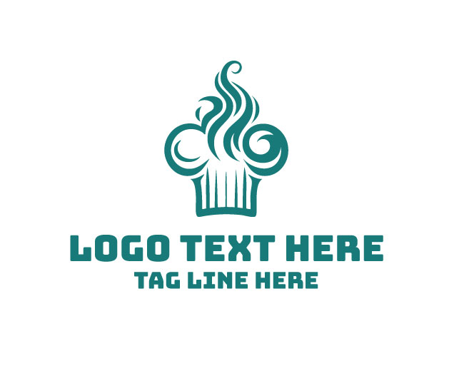 Flame Chef Spoon Fire Logo