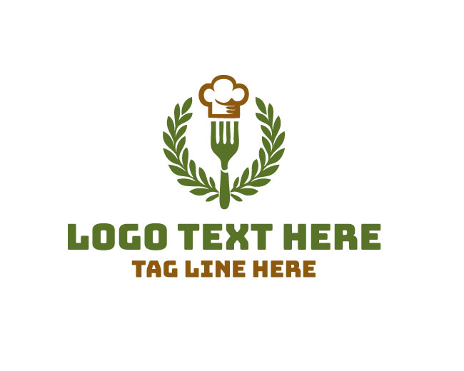 Modern Fork Restaurant Logo