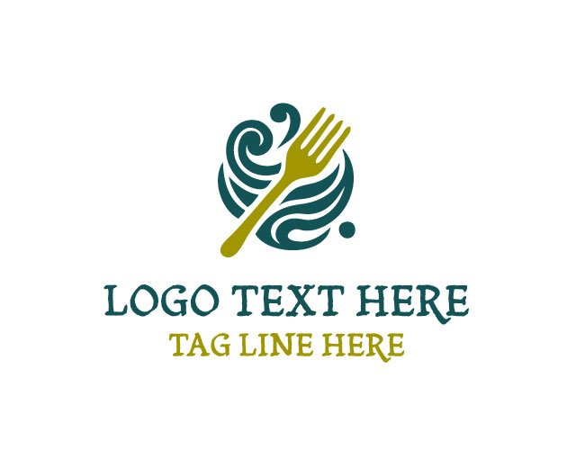 Fork minimal design Logo
