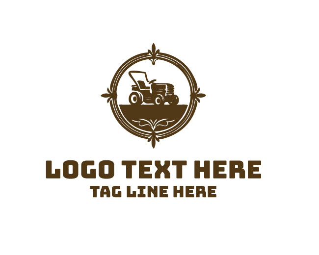 Lawn Mower Garden Blade Logo