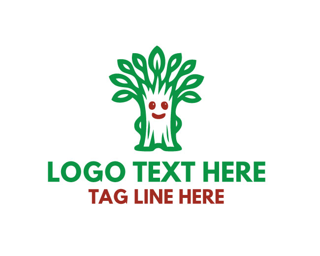 Mascot Oak Tree Logo